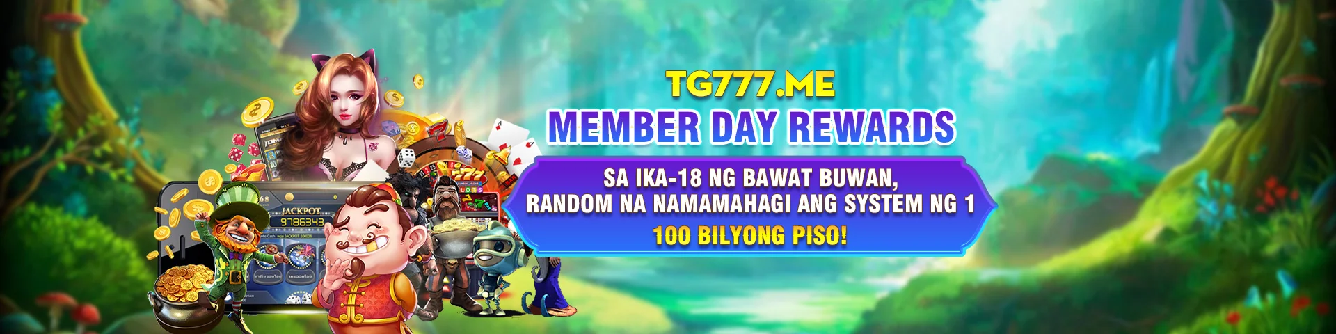 Slot providers including PG Soft, TP Casino, and CQ9